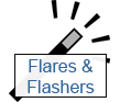 flares and flashers
